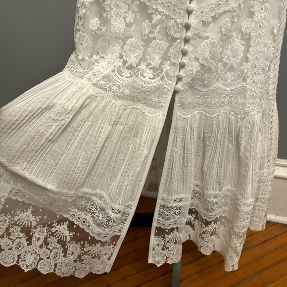 SALONI Skirt & Top in Ivory Lace, size 6 - Picture 12 of 16